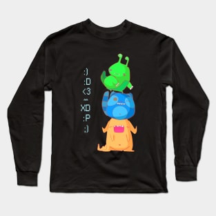 Cute Monsters Long Sleeve T-Shirt